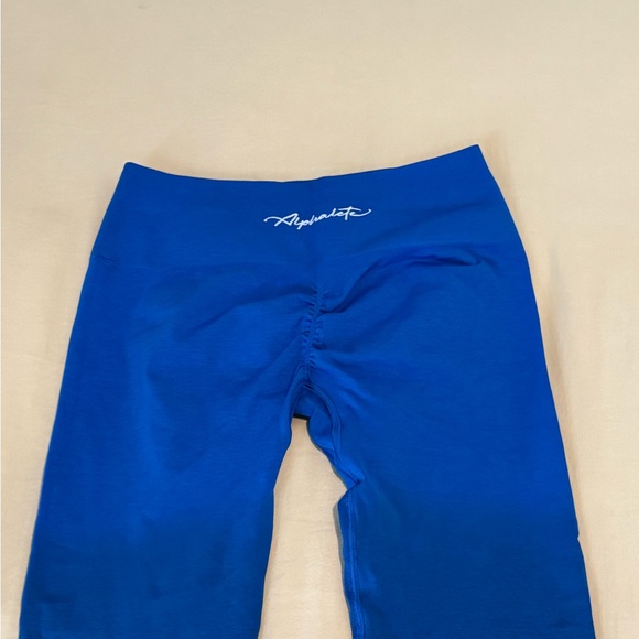 Alphalete Women's Blue Ombre Leggings with Scrunch - Size L - Picture 2 of 6